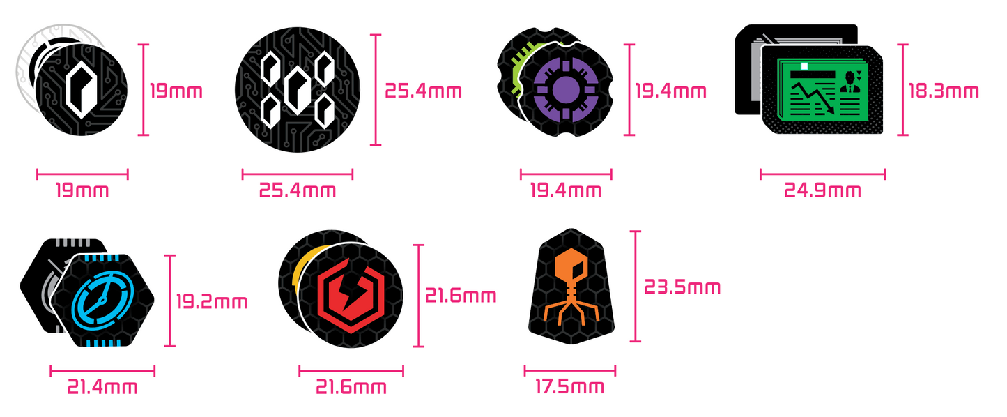 NSG Netrunner Tokens